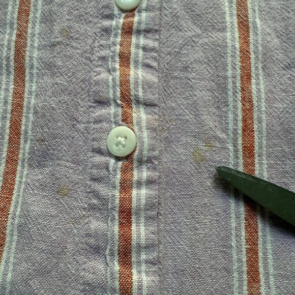 Marine Layer Size M Purple Lavender Stripe Linen Blend Lake Tank Dress - Picture 11 of 16